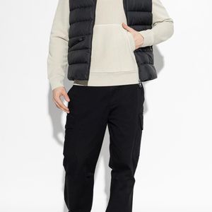 Moncler Black Puffer Vest "Lechtal" for men
