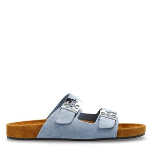 Tory Burch White 'Mellow' Slides