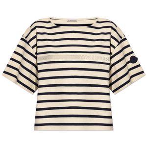 Moncler White 'Oversize' T-Shirt