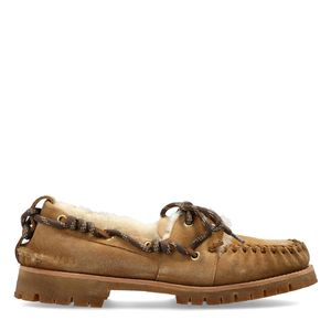 Golden Goose Deluxe Brand Brown "Cruise Tank Sole With Fur Lining" Shoes