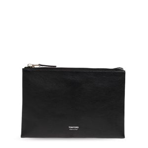 Tom Ford Black Leather Handbag for men