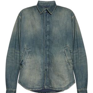 Balenciaga Blue Denim Shirt for men