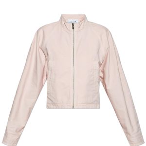 Alaïa Pink Jacket With A Stand-Up Collar