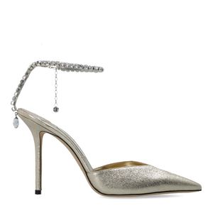 Jimmy Choo Metallic 'Saeda' Heeled Shoes