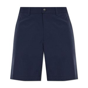 EA7 Blue Shorts With Printed Logo for men