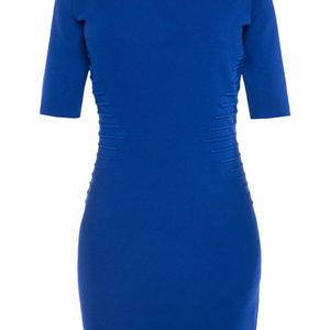 Versace Jeans Blue Fitted Dress
