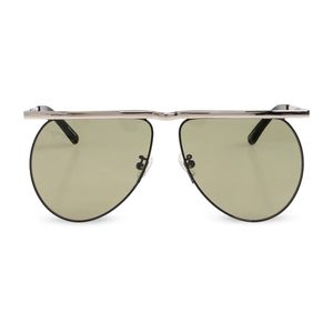 The Attico Metallic "Mina" Sunglasses