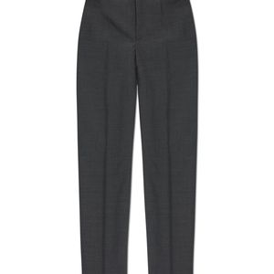 Jil Sander Black Wool Pleat-Front Trousers for men