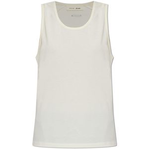 Fear Of God White Cotton Sleeveless Top