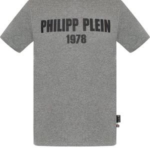 T-shirt à logo imprimé Philipp Plein pour homme en coloris Gris