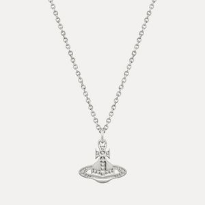 Vivienne Westwood White Marinetta Pendant Necklace