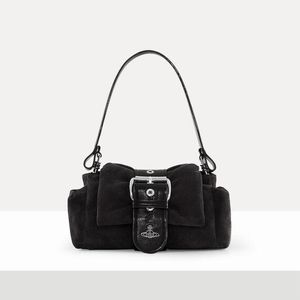 Vivienne Westwood White Hazel Treasure Handbag Leather