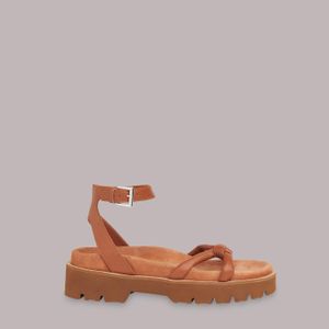Whistles Pink Mina Knotted Sandal