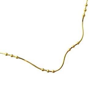 Spero London Brown Three Bead Sterling Satellite Bracelet