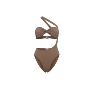 Veroni Swim Brown Neutrals Rhea One Piece