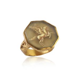 Ece London Metallic The Pegasus Ring