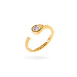 Lucy Quartermaine Metallic Solid Opulence Ring With Graded Diamonds