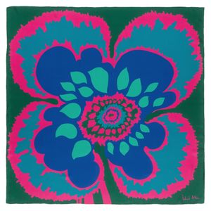Richard Allan London Blue Elsa Silk Scarf