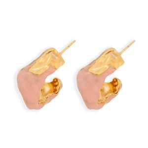 Lavani Jewels White Terrae Hoops