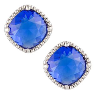 Grosse Blue Majestic Crystal Earrings, Series Dazzle
