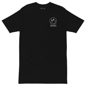 Anchor and Crew Black Gustatory Originals Have A Nice Day Heavy Cotton Embroidered T-Shirt