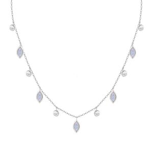 KAMARIA Metallic Drops Of Spring Opal Necklace