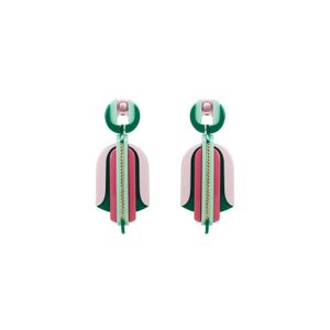 Gissa Bicalho Handmade Acrylic Earring Protea