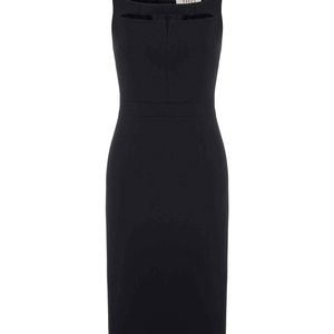 Theo the Label Black Daphne Bow Pencil Dress
