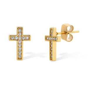 NAiiA Metallic Mini Cross Studs