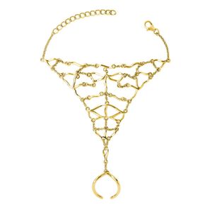 Lucy Quartermaine Metallic Elements Hand Chain