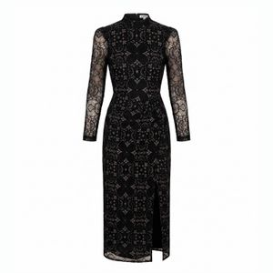 Yumi Kim Black Maybel Lace Dress