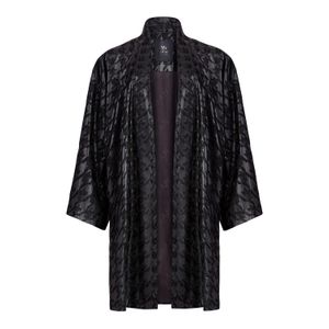 Niran Black Silvia Houndstooth Pleather