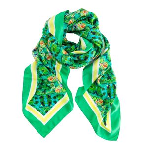 Evelyn & Kate Green Elegant All Silk Scarf