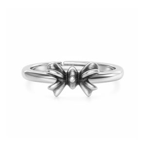Unaloe Metallic Adjustable Bow Ring