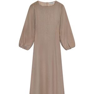 Rave on Trend Natural Linen Dress