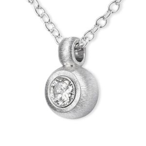 Adrian Ashley Metallic Pendant Featuring A Transitional-Cut Diamond Reclaimed From Vintage Jewellery