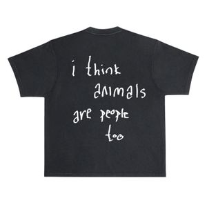 Dont Eat the Homies Black I Think Animals Are People Too Tee for men