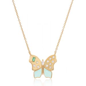 The Jewelz Metallic Eraya Zest Butterfly Pendant