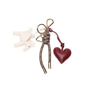 Pop Ups Brand Metallic Key Chain Mocha With Charms