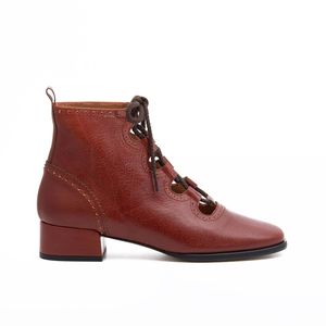 Naguisa Brown Elur Ankle Boot