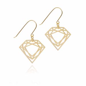 Myia_bonner Metallic Classic Diamond Earrings
