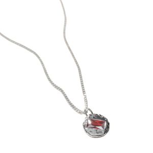 Muru Metallic Mini January Birthstone Necklace
