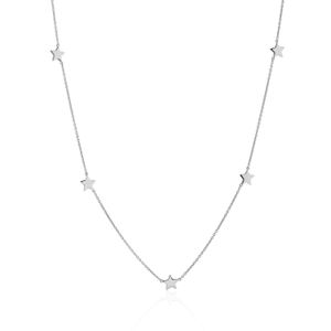 Auree Jewellery Metallic Alta Sterling Multi Star Necklace