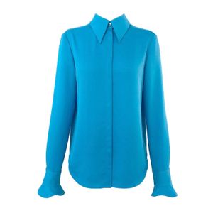 Arto. Blue Be Bright & Excited Cuff Shirt