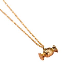 Posh Totty Designs Metallic Gold Plated Sweet Charm Necklace