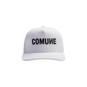 Comune White Logo Trucker Hat for men
