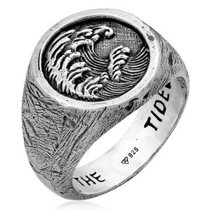 Haze & Glory Metallic Tide Ring for men