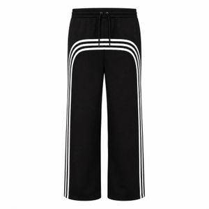 Chic Urban Black Urban Velocity Straight-Leg Stripe Joggers for men