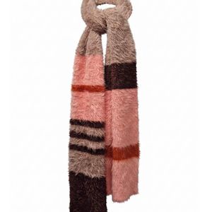 Nooki Design White Napoleon Stripe Scarf