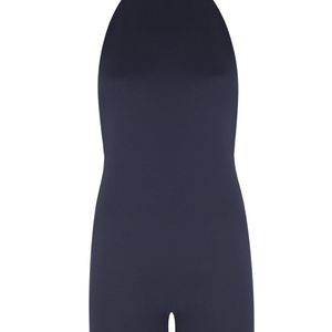 No'design Blue Amara Backless Jumpsuit